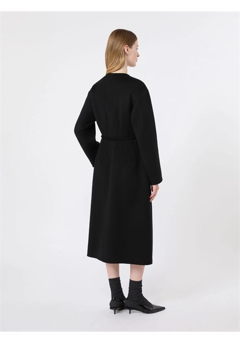 Max Mara Studio Women's Black Wool Cashmere Silk Redingote Coat Max Mara Studio |  | 2626016011600007